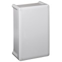 Caja plexo IP55 IK07 rectangular 270x170x86mm placa opaca sin entradas color gris