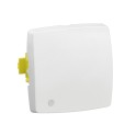 Interruptor / conmutador / pulsador con visor OTEO 10A componible blanco