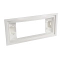 Caja luminaria de emergencia G5 empotrar blanco