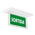 Etiqueta señalización SORTIDA