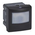 Interruptor automático (detector) universal sin neutro 100W LED negro gama Mosaic