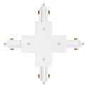 Conector transversal para proyector de carril monofasico TRACKLIGHT blanco