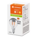 Lámpara LED Classic P 31 Filament Mirror P 4W 827 Silver E14