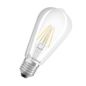 Lámpara LED Classic Edison 40 Filament P 4W 827 Clear E27