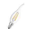 Lámpara LED Classic BA 40 Filament P 4W 827 Clear E14