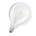 Lámpara LED Classic Globe 125 25 Filament P 2.5W 827 Clear E27