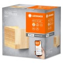 Luminaria Smart+ Orbis Wall lamp wood cuadrado TW 2x5W 600lm