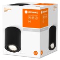 Luminaria SPOT superficie ROUND negro GU10