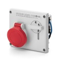 Toma corriente empotrar IP44 Serie OMNIA 3P+T16A 380V