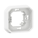 Marco de empotrar Plexo modular, 1 elemento, blanco