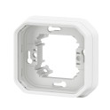 Marco de empotrar Plexo modular, 1 elemento, blanco