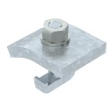 Escuadra apriete con tornillo gancho 10mm 60x50 ST FT