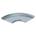 Curva horizontal 90° RB90640 60x400 acero