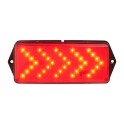 Luminaria emergencia F4 LED rojo 24V CC/CA