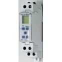 Interruptor horario semanal SERIE 12, ancho 17,5mm 1 contacto conmutado 16A, 230V AC/DC reserva de marcha (emb.1u)