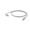 Latiguillo RJ45 IP20 acodado 90° izquierda Cat 6A / Class EA 5m