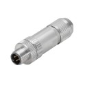 Conector M SAISP-M-4A-4/8-M12