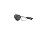 Cargador inalámbrico Incara Disq60 1 toma rasante 2P+T empotrada en mobiliario con recorte de 60mm cable de 0,5m y conector Wi