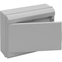 Caja distribución 240x192x68mm 12 elementos gris