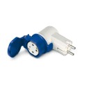 Adaptador IP40 2P+T 16A 200-250V corriente alterna