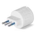 Adaptador AZZURRA 2P+T-10A 1x2P+T-16A blanco