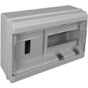 Caja distribución superficie ICP 691CG 40A tapa gris