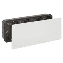 Caja de conexión de empotrar 400x160x70mm tapa con tornillos