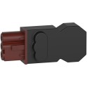 Conector DC hembra