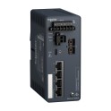 Conmutador Ethernet TCP/IP 4x10/100BASE-TX RJ45+1x100 base-FX (monomodo)