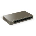 Switch gigabit no gestionable 9P/8P de salida POE