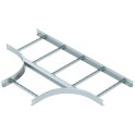 Pieza T para bandeja escalera 60x400mm acero ST galvanizado