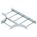 Pieza T para bandeja escalera 110x500mm acero ST galvanizado