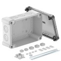 Caja derivación Serie X X25 R LGR-TR gris / transparente