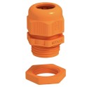 Prensaestopas V-TEC VM16+ OR con contratuerca M16 naranja