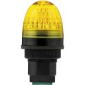 Piloto para cuadros P40 junior amarillo 90/240V AC negro