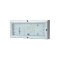 Foco de trabajo led blanco 255x115x36mm IP67/IP69K resistente al aceite montaje directo QML-250-D-24V