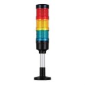 Columna modular diámetro 50mm LED 24 DC luz fija/intermitente colores rojo, ámbar, verde QT50LF-3-24-RAG-QZ24