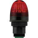 Piloto para cuadros P40 junior rojo 12/24V AC/DC negro