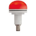 Zumbador con luz a LED multicanal rojo P50 QC 12/24V CC/CA