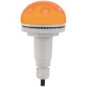 Zumbador con luz a LED multicanal naranja P50 M12 12/24V CC/CA