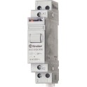 Telerruptor modular/ interruptor unipolar 1NA 16A SERIE 20, montaje carril 35mm, 24V DC, contactos AgSnO2 (emb.1u)