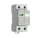 Protector contra sobretensiones SERIE 7P Tipo 2, 1 varistor + 1 descargador de chispa, 275V AC, contacto de señal remota, 20kA