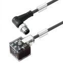 Conector de válvula SAIL-VSA-M12W-3.0U con acodado