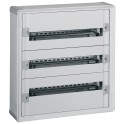 Caja XL3 160 superficie aislante 3 filas