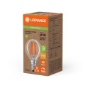 Lámpara LED Classic P 40 Filament DIM Energy efficiency class C S 2.9W 827 Clear E14