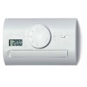 Termostato digital de pared con pantalla SERIE 1T, 1 contacto conmutado, IP20 negro (emb.1u)