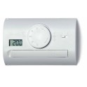 Termostato digital de pared con pantalla SERIE 1T, 1 contacto conmutado, IP20 blanco