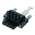 Conector BVZ 7.62HP/04/180RSH180 SN BK BX para placa circuito impreso