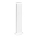 Mini columna universal cuerpo y tapas en aluminio blanco 0,68m 1 compartimento