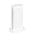 Mini columna universal cuerpo y tapas en aluminio blanco 0,30m 1 compartimento